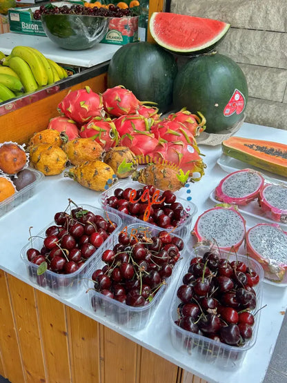 Barcelona Fruit Stand Original Art