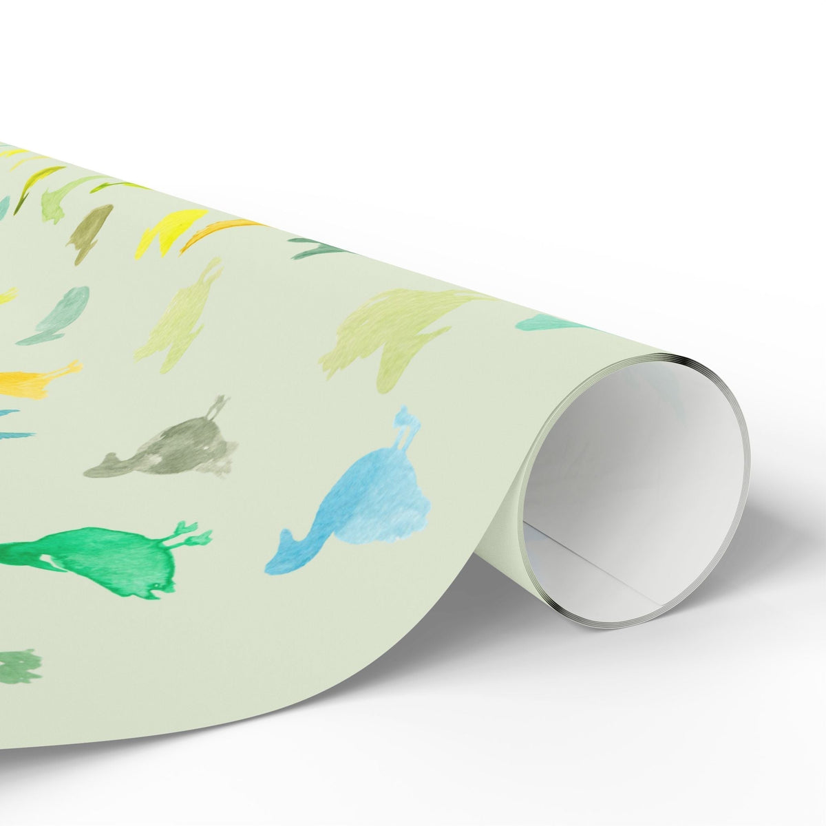 "Duckies" Sage Green Paper