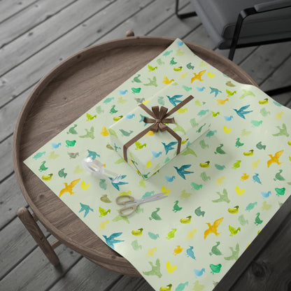 "Duckies" Sage Green Paper