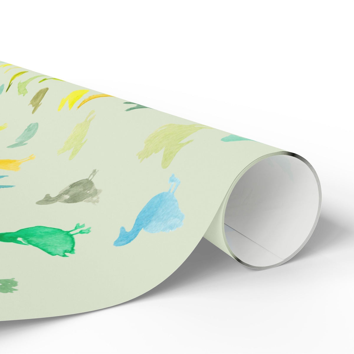 "Duckies" Sage Green Paper