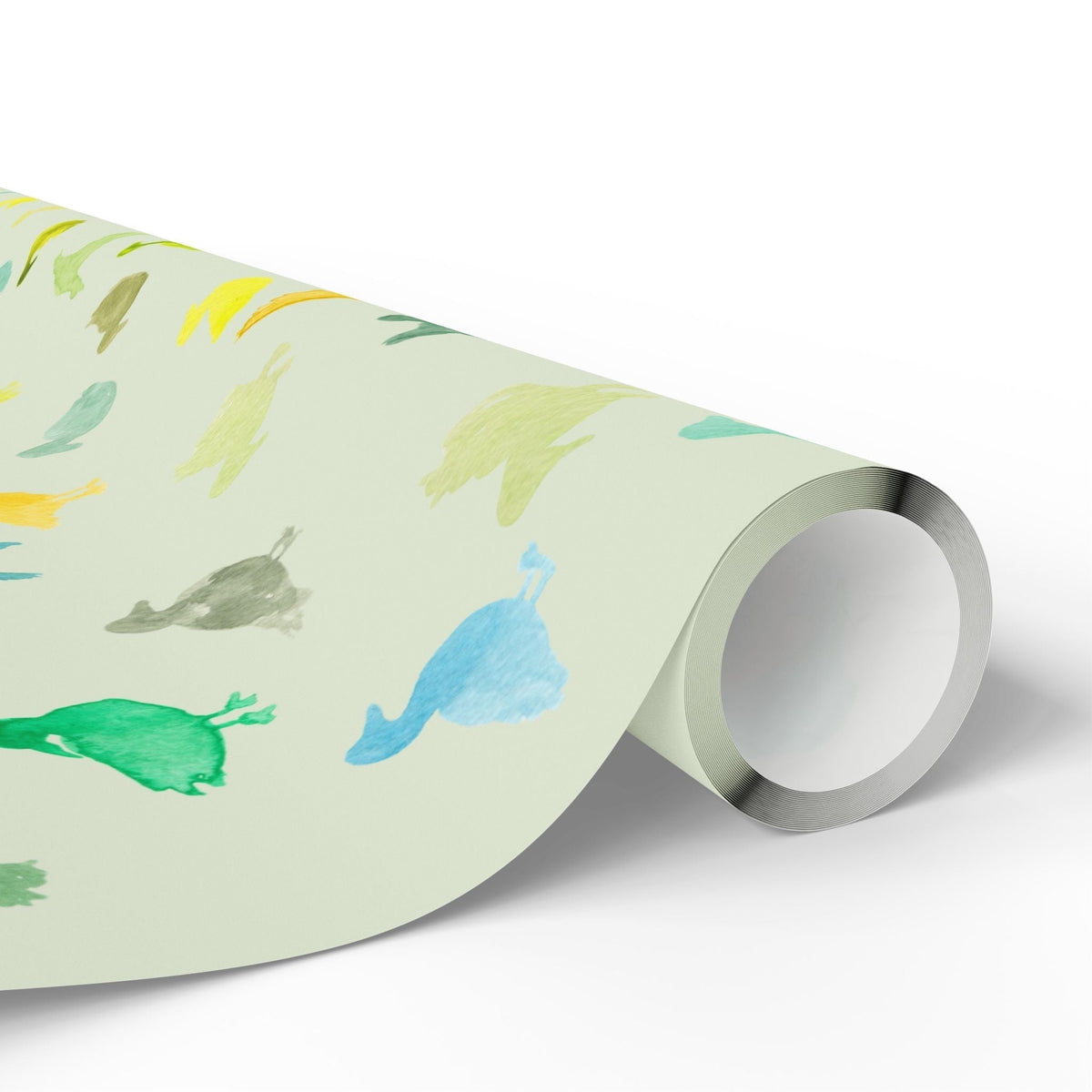 "Duckies" Sage Green Paper