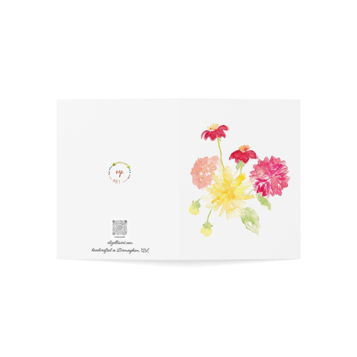 "Market Dahlias" Greeting Cards